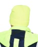 Шапка трикотажная флуоресцентная лимонная СИРИУС Юка, с утеплителем Тинсулейт